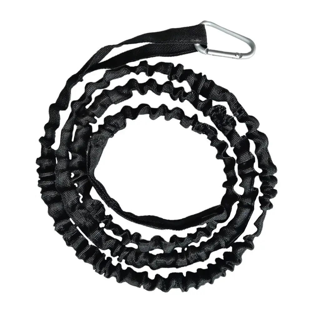 4-個のパドルリーシュ弾性カヤックパドルロープ調節可能なカヤックアクセサリータイロープオールリーシュカヌー釣り竿安全固定具