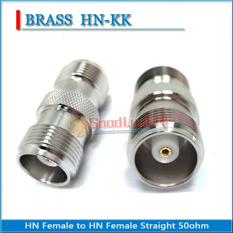 Dual HN Female to HN Female Plug Straight HN Male to HN Male 50ohm Copper High-quality RF Connector Adapters
