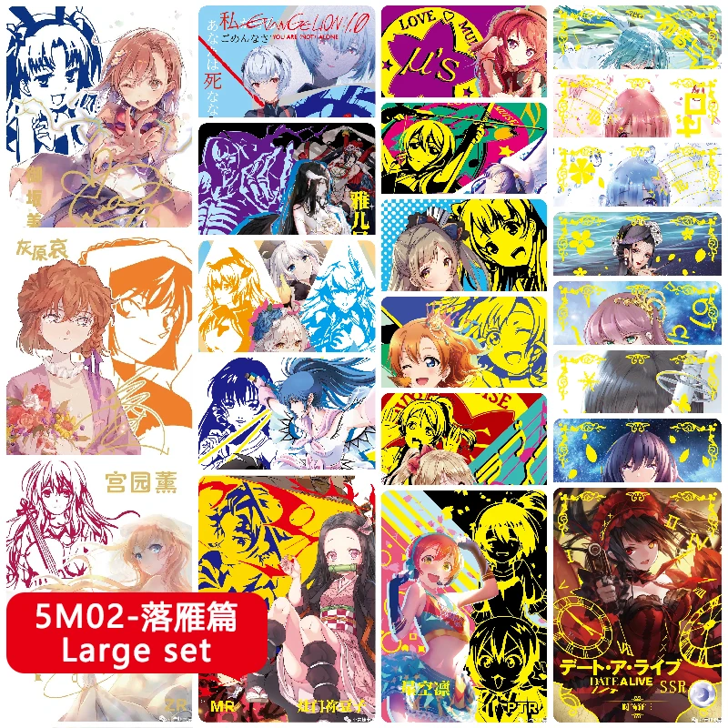 

Goddess Story Large Set 5M02 Zr-Mr-Ssr Series Anime Characters Kamado Nezuko Suzumiya Haruhi Collection Card Birthday Gift