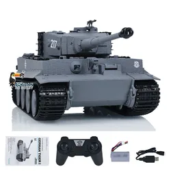 Giocattoli per Ragazzi Taigen 1/24 RC Carro Armato di Battaglia Tiger I Radio Controllo Carro Armati Militari Auto Da Combattimento A Infrarossi Veicolo TH23570