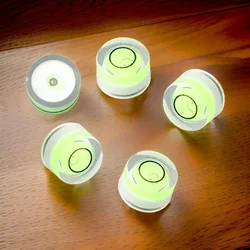 5Pcs Green Round Bubble Level Mini Level For Spirit Level Level Measurement Instrument Tool Parts 4 Optioanl Size
