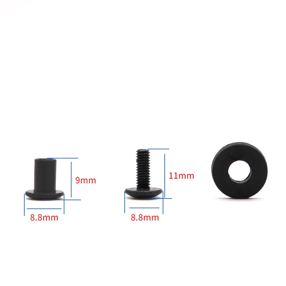 Set di viti muslimtek lok. Con rondella per parti di utensili manuali con custodia in pelle con guaina Kydex fai da te
