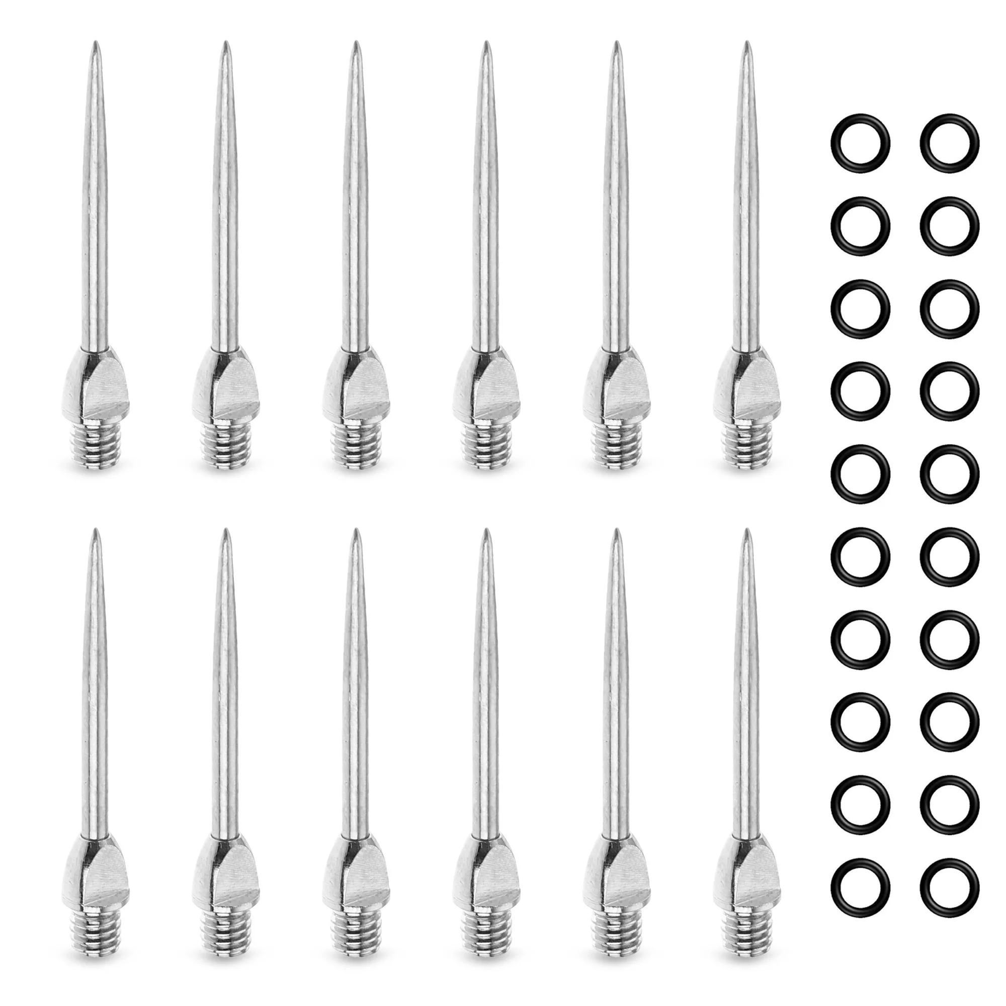 

CyeeLife 12Pcs/et Professional Replaceable Dart Steel Tip 2BA Thread Darts Needle Accessories Drop Shipping