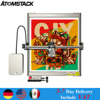 ATOMSTACK S20 Pro 20W Laser Engraver Machine with Air Assist 400*400mm Work Area Support  Logo Mark Printer Cutter Engraving