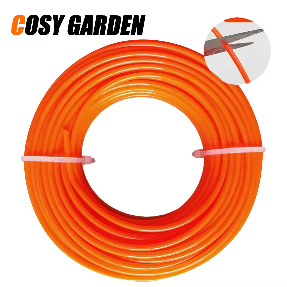 Ligne de coupe ronde en Nylon, brosse de coupe d'herbe, corde de mauvaises herbes, accessoires d'outils, fil de tondeuse à gazon, 1.6mm ~ 3mm x 15M