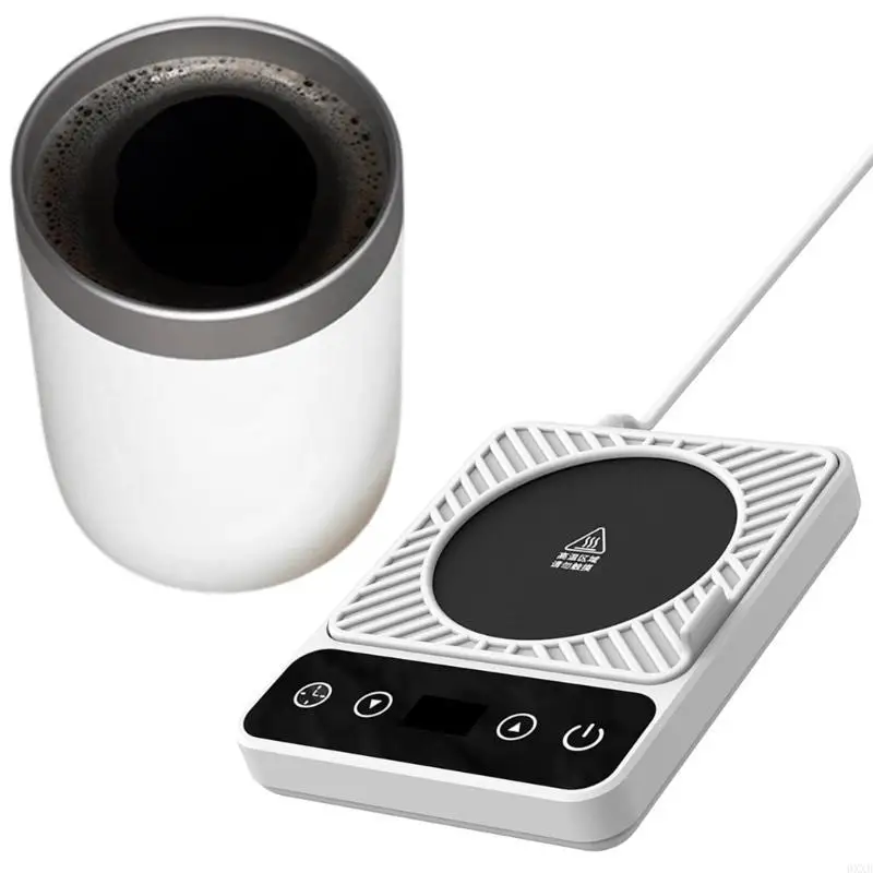 

Современные подогреватели кофейных кружек, 9 настроек температуры, контроль температуры 55 ℃, соответствует требованиям ЕС, 0XXB