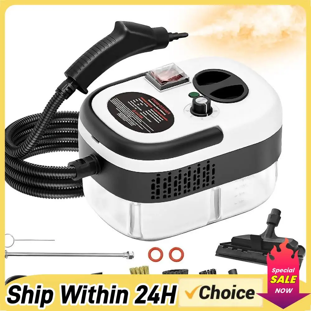 

Пароочиститель ручной 2500 Вт, высокотемпературный, для кондиционеров, кухонных вытяжек, автомобилей, пола и других поверхностей