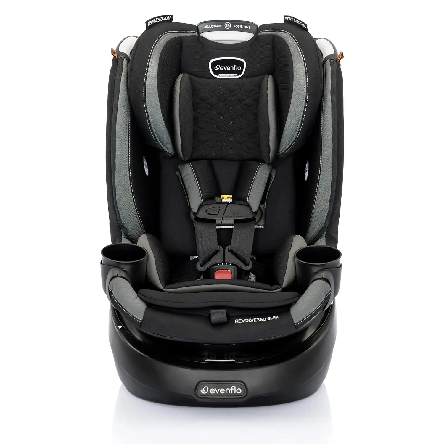 

360 Slim 2-in-1 Rotational Car Seat with Quick Clean Cover (Salem Black)