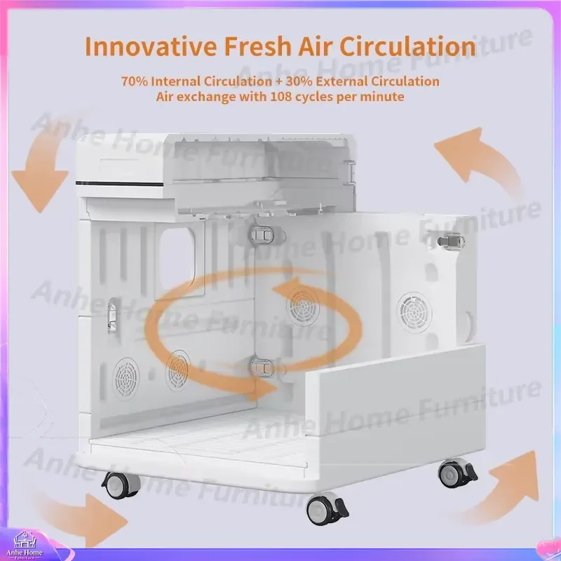 430L Foldable Pet Dryer for Cats and Dogs Large Capacity Battery Powered Smart Animal Hair Dryer Portable Dog Dryer Low Noise