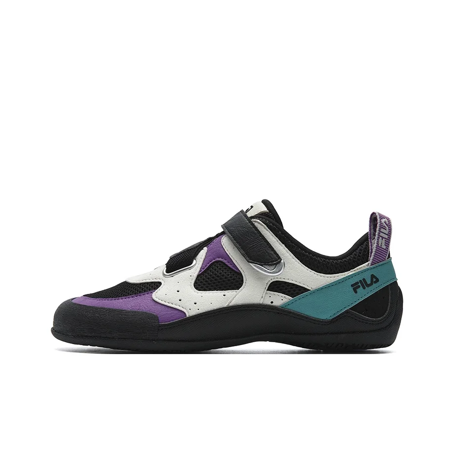FILA STEP Abrasion Resistant, Breathable, Lightweight Low top Casual Shoes Women's Black/Light Gray Yellow F12W622120FBB