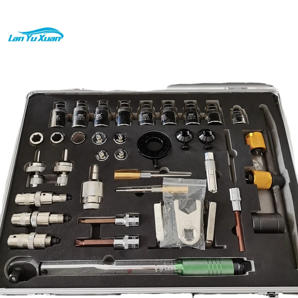 Electronic control injector disassembly tool 38pcs for  fuel injector