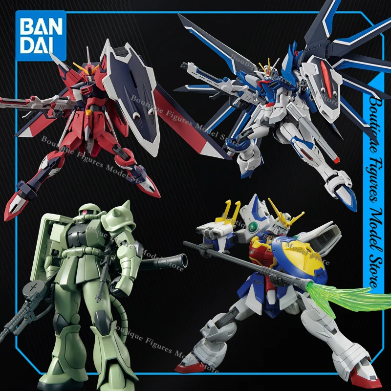 

Bandai Original GUNDAM HG MS-06 ZAKU SHENLONG RISING FREEDOM IMMORTAL JUSTICE Фигурка Аниме Коллекция Модель Подарок Детские Игрушки