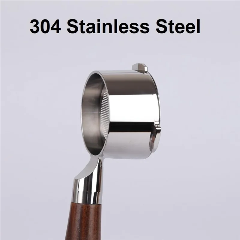 A75X Top 51 mm Bodenloser Siebträger 3 Ohren kompatibel für Wirsh Home Barista Plus/CASABREWS Espressomaschine 20 Bar CM5418