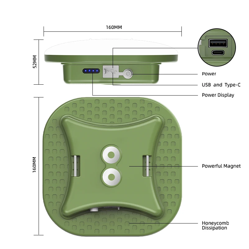 MOSLIGHTING USB Recarregável LED Camping Luzes Ao Ar Livre Forte Ímã Zoom Portátil Tocha Tenda Lanterna Trabalho Manutenção Iluminação dimming ilimitado com 4 modos de iluminação