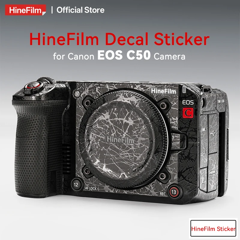 

Hinefilm Skin for Canon C50 Camera Sticker EOSC50 Decal Skin for Canon EOS C50 Camera Protective Wrap Cover C 50 Skin