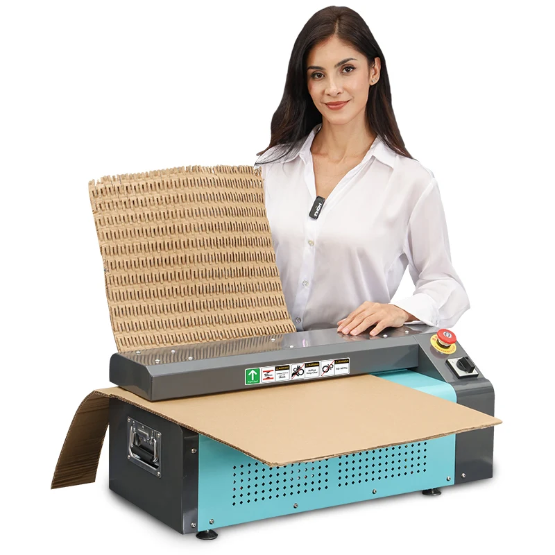 550mm ECO Friendly Waste Carton Reusable Cushion Packing Cardboard Shredder Small Machine for Home Business