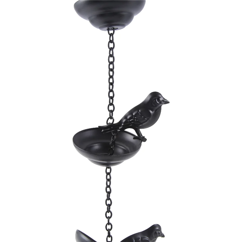 

ABFY-3X Mobile Birds On Cups Rain Chain For Outside, Rain Chains For Gutters Downspouts Rain Chain For Home,9X7x80cm
