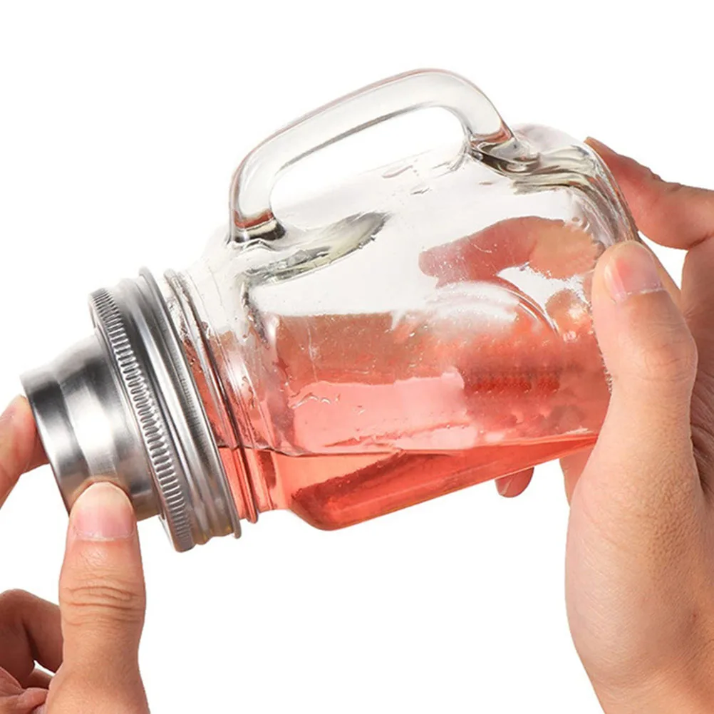 

3pcs Stainless Steel Shaker Lids For 70Cm Mason Jars Salt Pepper Spice Seasoning Mix Jar Cover Cocktail Shaker Lids Kitchen Bar