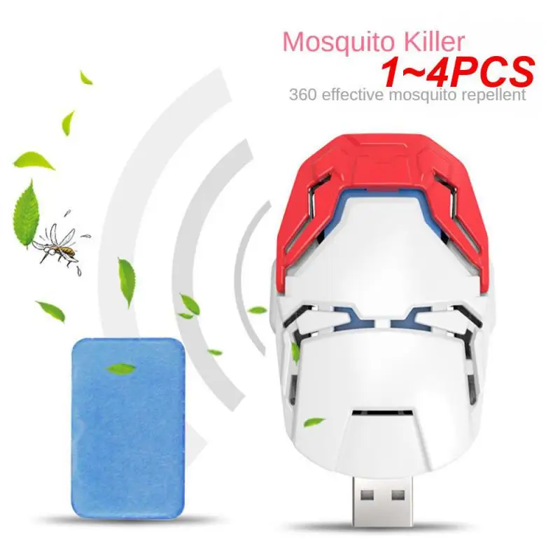 

1~4PCS USB Portable Mosquito Repeller Killer Safe For Child Pet Portable Pest Insect Fly Mosquito Repellent Summer Camping