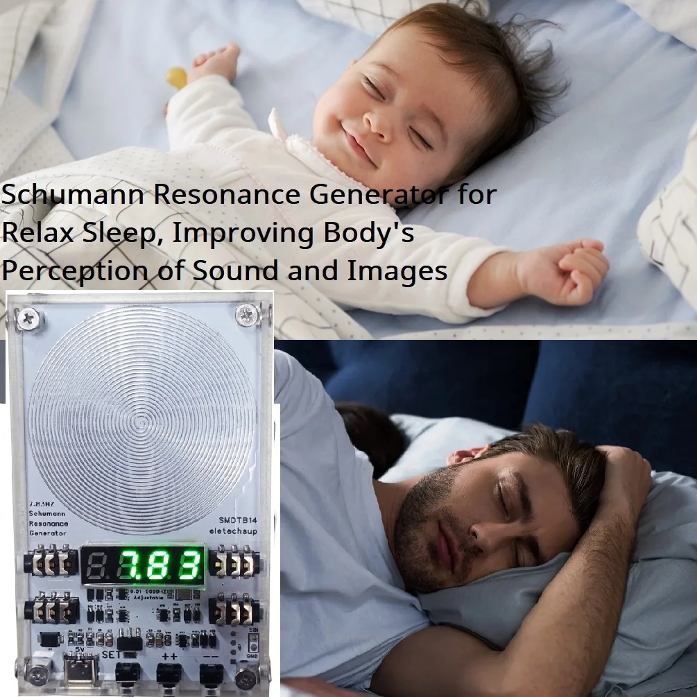 4CH عالية الدقة 7.83 شومان مولد إشارة موجة الرنين هوائي خارجي جيبي نقي للنوم الصحي العفسي #1