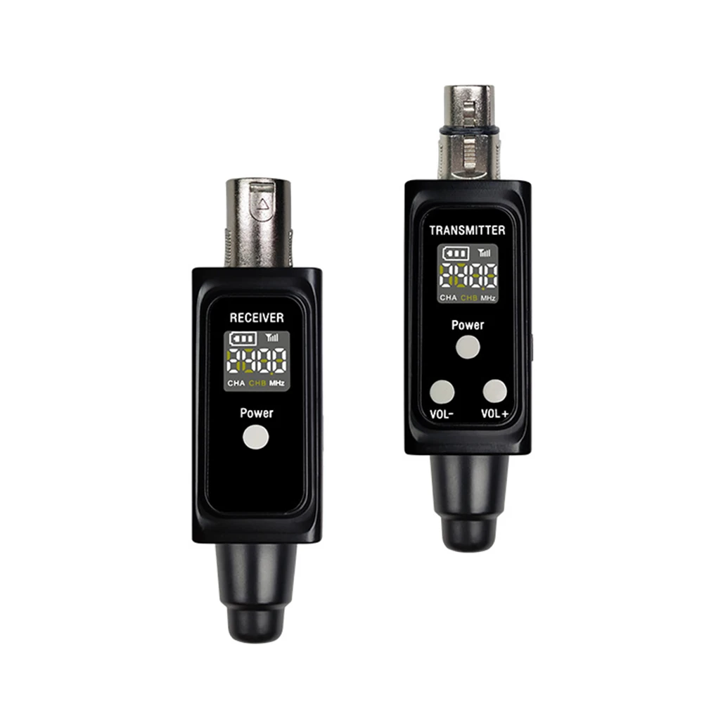 

Professional Wireless Microphone Converter XLR Transmitter with Intelligent Noise Reduction and Extended Battery Life