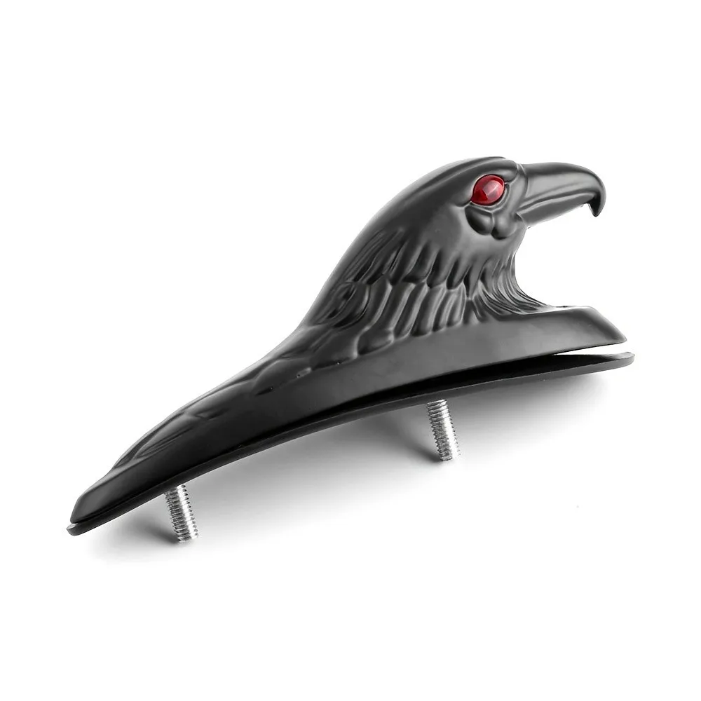 Guardabarros delantero Universal LED Eagle para motocicleta, adorno de estatua, diseño de Cafe Racer, doble deporte, bicicleta, Atv, Scooter, todoterreno