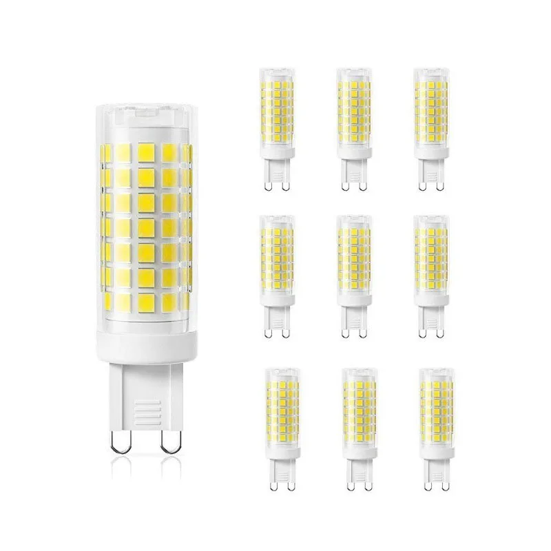 

Brightest G9 LED Lamp AC220V 5W 7W 9W 12W Ceramic SMD2835 LED Bulb Warm/Cool White Spotlight replace Halogen light