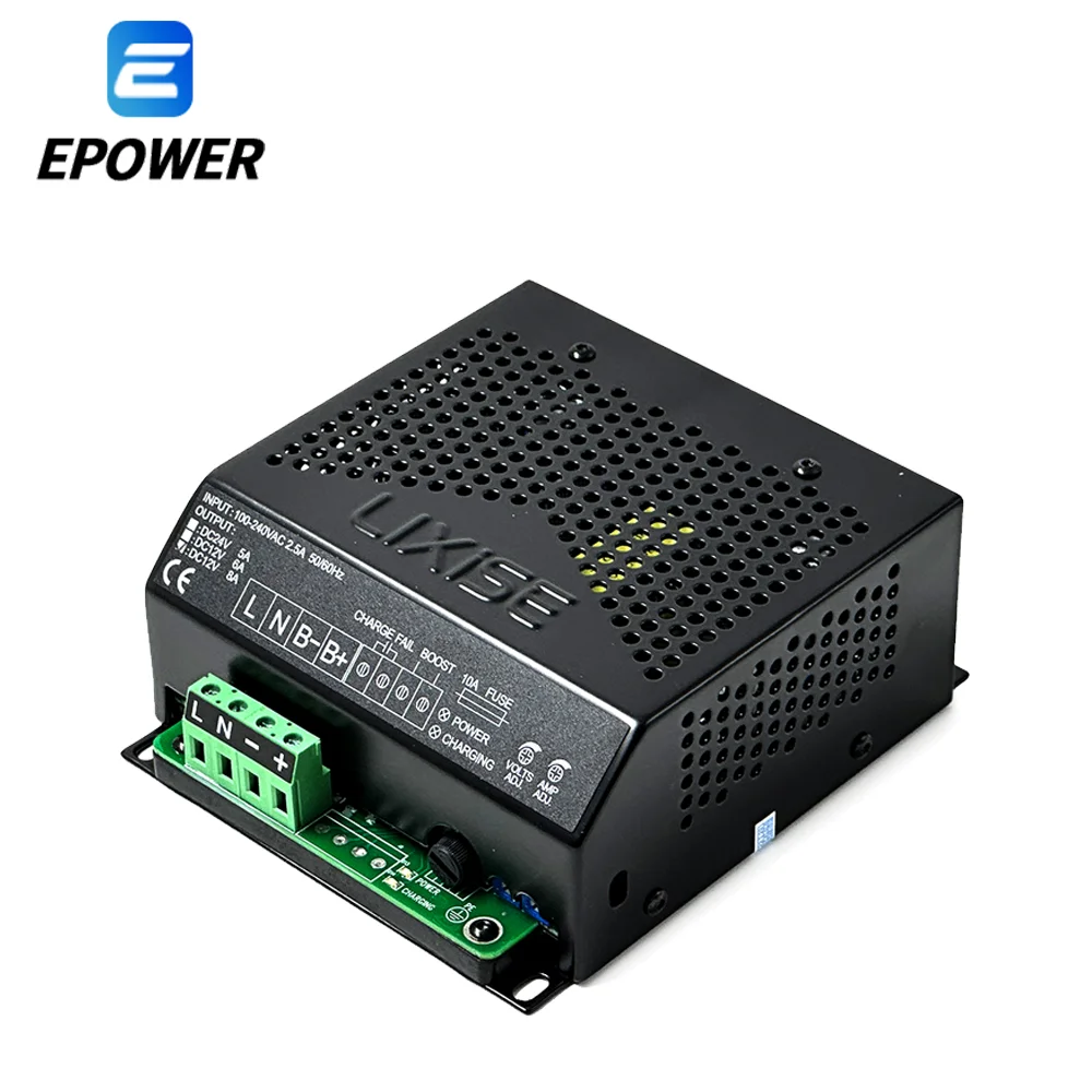 LIXiSE  LBC1208  12V 8A generator 3 Stage Battery Charger