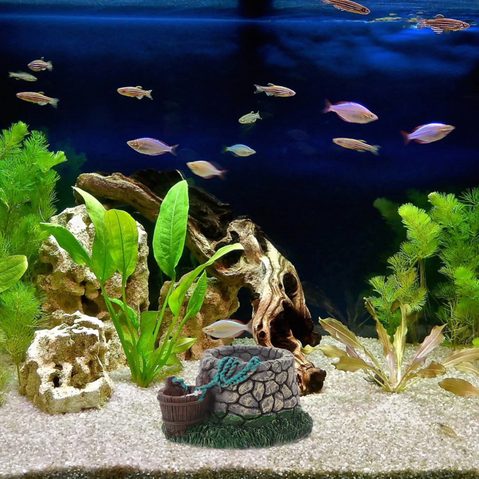 Mini Terrário de Resina: Ornam - Aquarium Fish Bridge avaliação e preço