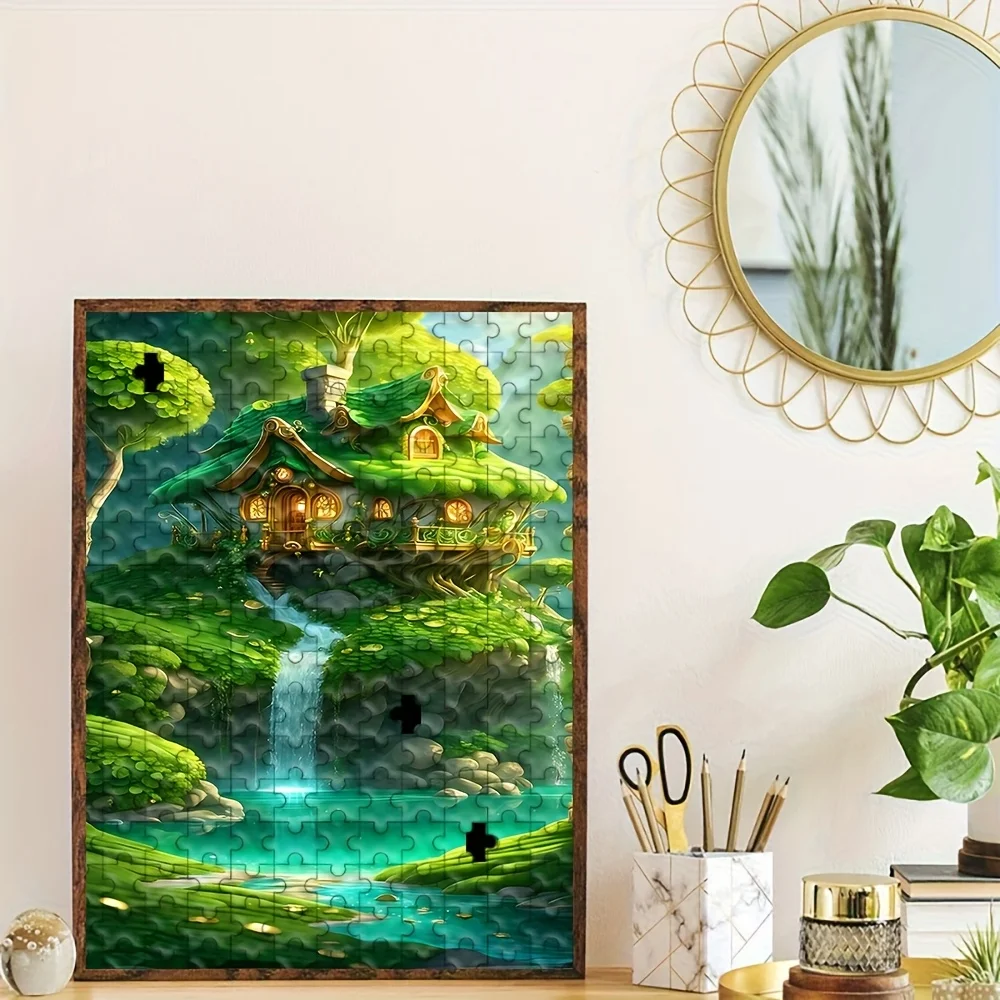 Quebra-cabeça adulto de 500/1000 unidades |   Jogo familiar divertido de alta qualidade e alívio do estresse, ideal para aniversários, Natal, Halloween e presente