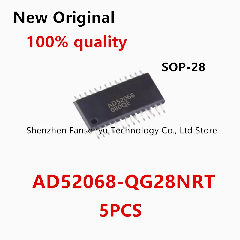 

5PCS AD52068-QG28NRT AD52068 sop-28 New original ic chip In stock