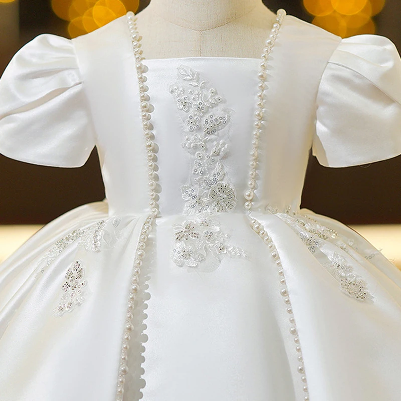 IYEAL Children\'s Dress Princess Dress Flower Girl Wedding Dress Little Girl Piano Host Dress Baby Girls\' Birthday Ball Gown