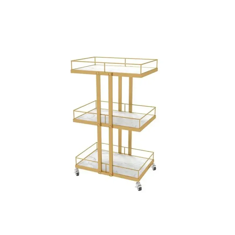 

Nordic Mobile Trolley Storage Rack with Wheel Storage Basket Rack Toilet Floor Rack Multi-layer Trolley Carts Kitchen Furniture