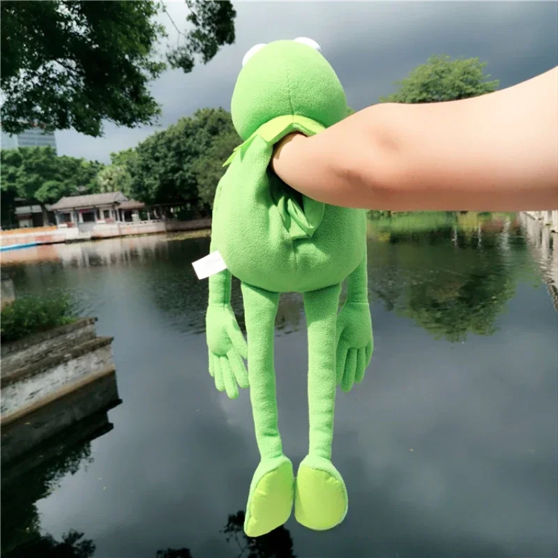 40/60 سنتيمتر كيرميت ألعاب من نسيج مخملي الضفادع دمية محشوة الحيوان لينة دمية محشوة Ventriloquist الأداء الدعائم للبنين بنات هدية عيد ميلاد