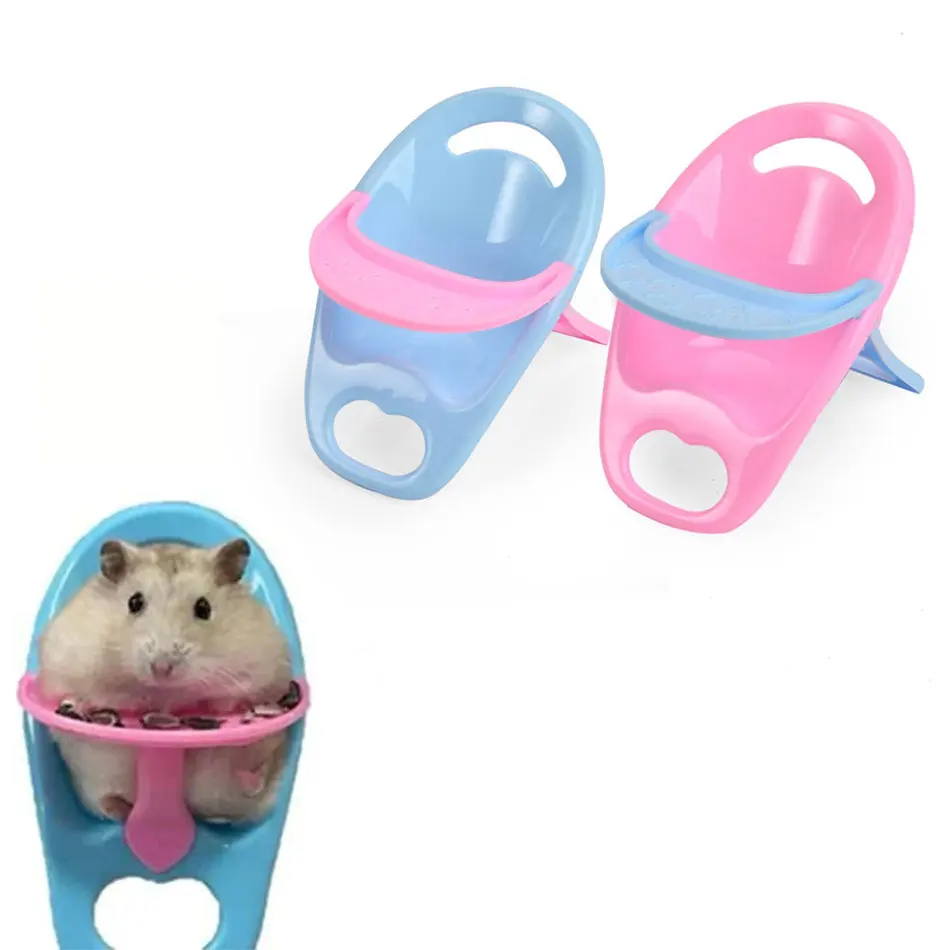 1pc random color hamster feeding chair, small pet toy, suitable for small animal feeding