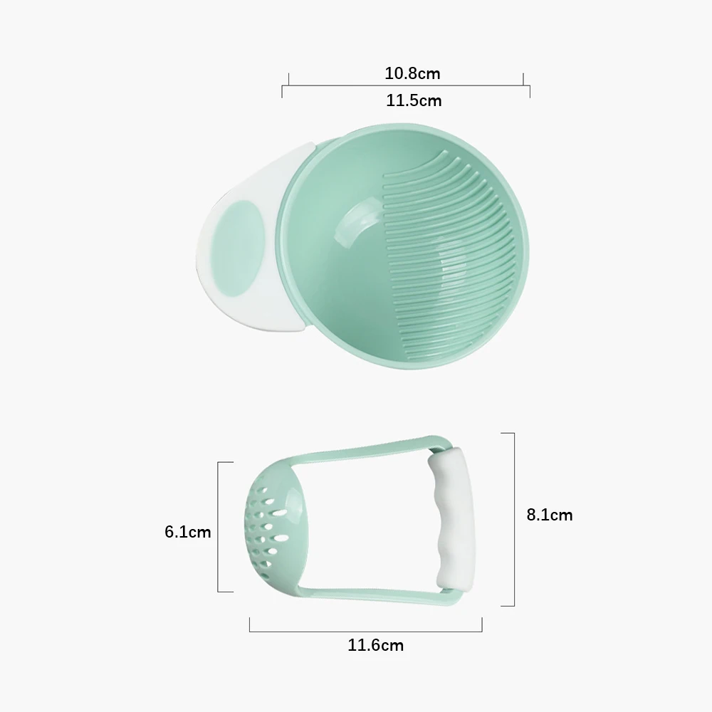 Baby supplementary food grinding bowl baby manual grinder children's fruit cooking supplementary food tool set image 3