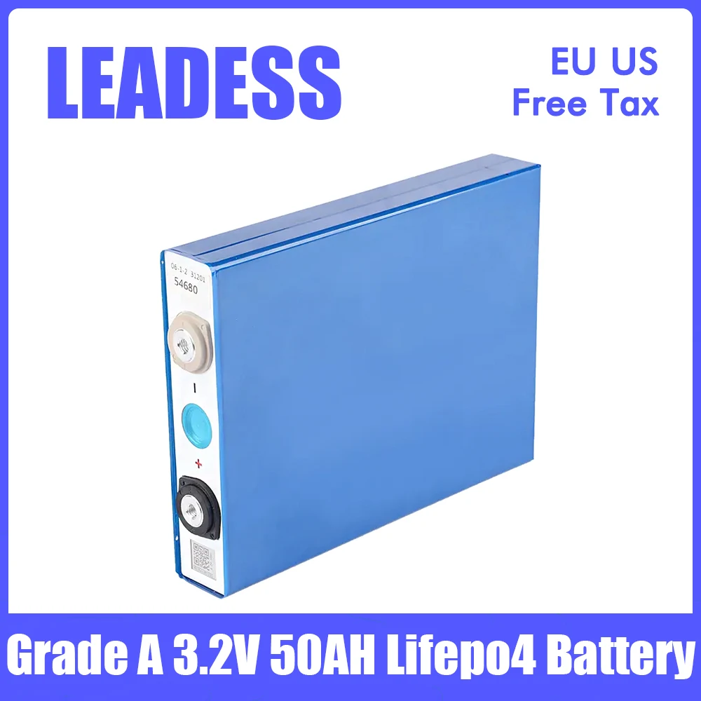 

Grade A 3.2v 50ah lifepo4 battery 3C cells 1PCS lithium iron phosphate batteries 7000 Cycles for DIY 12v 24v 48V EV RV e-bike