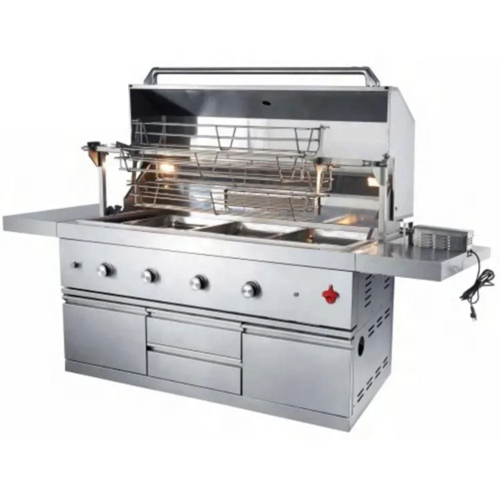 

DS Commercial stainless steel bbq grill outdoor kitchen