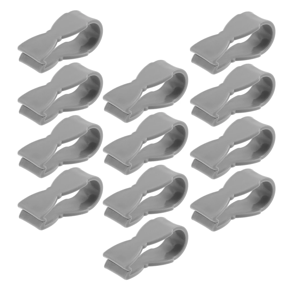 

12Pcs Kitchen Towel Clips Plastic Clothes Clamp Hand Towel Holder for Bathroom Dishcloth Laundry Drying Multipurpose Pegs