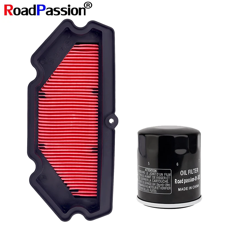 

Road Passion Motocycle Parts Air Filter Intake For Kawasaki ER-6F EX650 Ninja 650R ABS ER-6F ER-6N EX 650 HFA2608 11013-0713