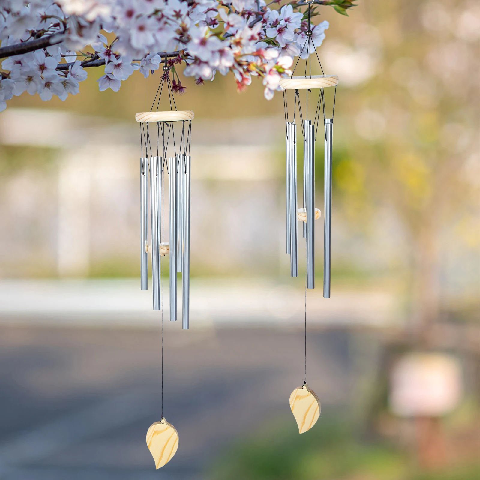 

12Pcs Wind Chime Tubes Aluminum DIY Metal Parts Sturdy Replacement Tubes Windchime Craft Supplies for Garden Yard Decor