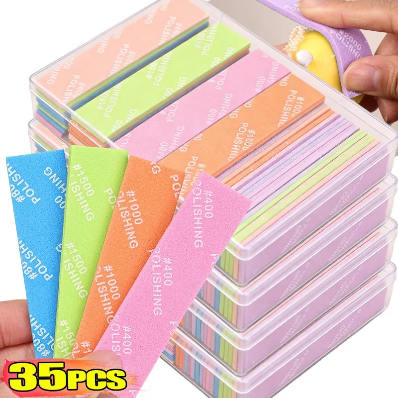

35-1pcs Semi-rigid Polishing Rods MS-E400~2000 DIY Model Sandpaper Stick Home Universal Dry Wet Sponge Handmade Abrasive Tools