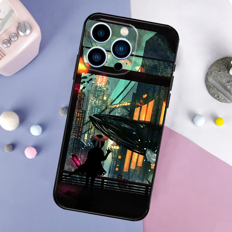 Game BioShock Phone Case For iPhone 16 15 14 Pro Max 11 12 13 Mini XR X XS Max Plus Cover