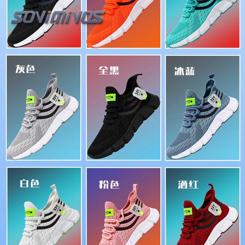 Zapatillas Deportivas De Malla Transpirable Para Hombre, Ligeras, Antideslizantes, Tejidas, Para Correr, Con Estilo Moderno, Para Baloncesto — -47%, 25.28€ Coupon, from 27.39€ – 47% descuento – €27.39