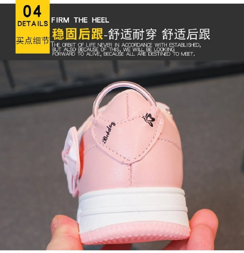 Children Sports Shoes outdoor Soft-soled Toddler Shoes Fall Girls Baby wear resistance Sneakers Fashion Kids Shoes for girls