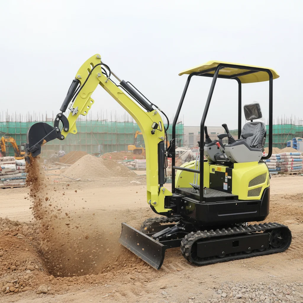 

Мини-экскаватор-погрузчик на гусеничном ходу для сада, полей и садоводческих участков (индивидуальная комплектация)