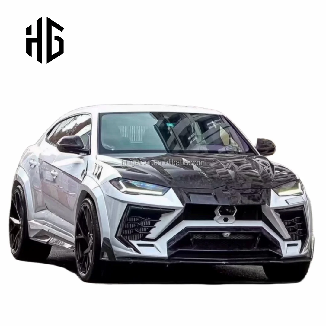 Best Sale Real Carbon Fiber Msy Style Car Front Bumper Engine Hood Cover For Lamborghini URUS Upgrade to Car Bonnet Body Kit