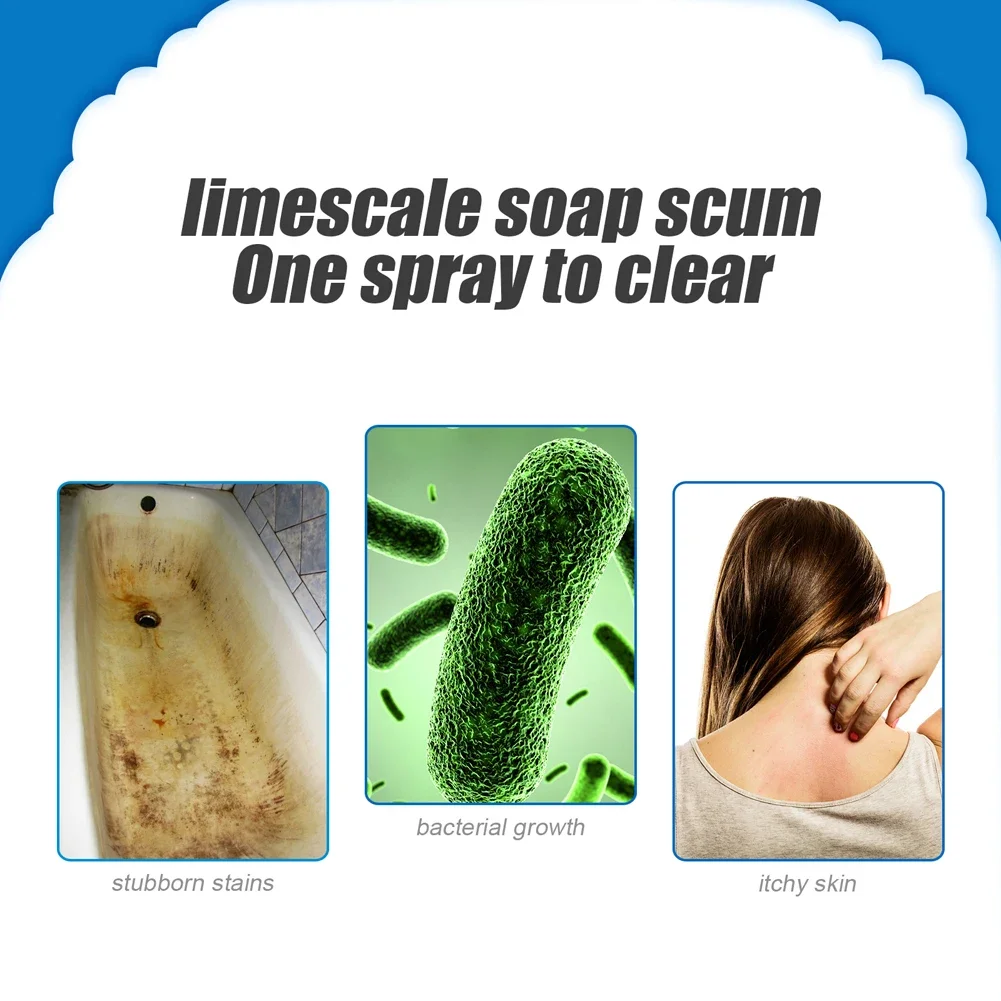 Bathroom Foam Cleaner Spray Powerful Descaling kitchen Foam Agent for Bathtub Toilet Shower Sink Glass Ceramic Sterilization