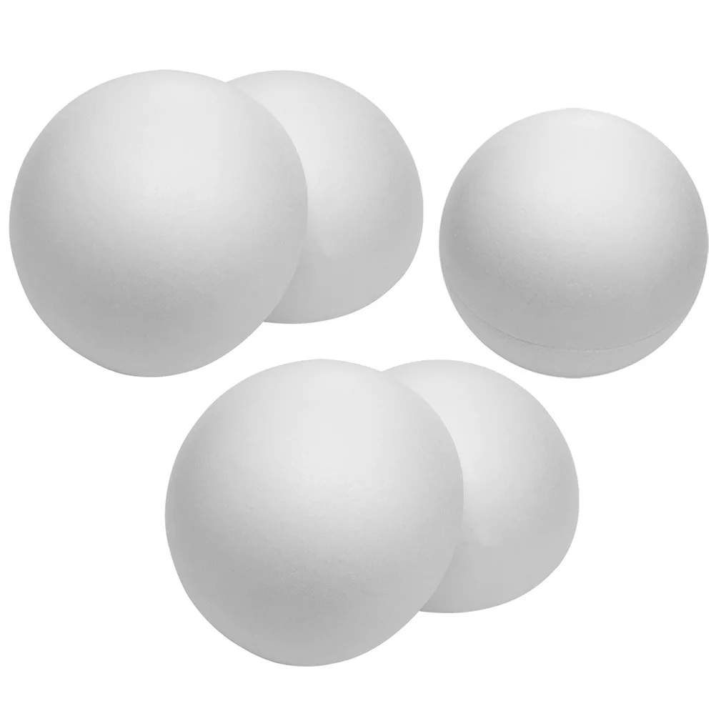 3 قطعة كرات رغوية مجوفة مستديرة لتقوم بها بنفسك كرات حرفية غير مطلية لحفلات الزفاف المفضلة زينة كرة رغوية حلية