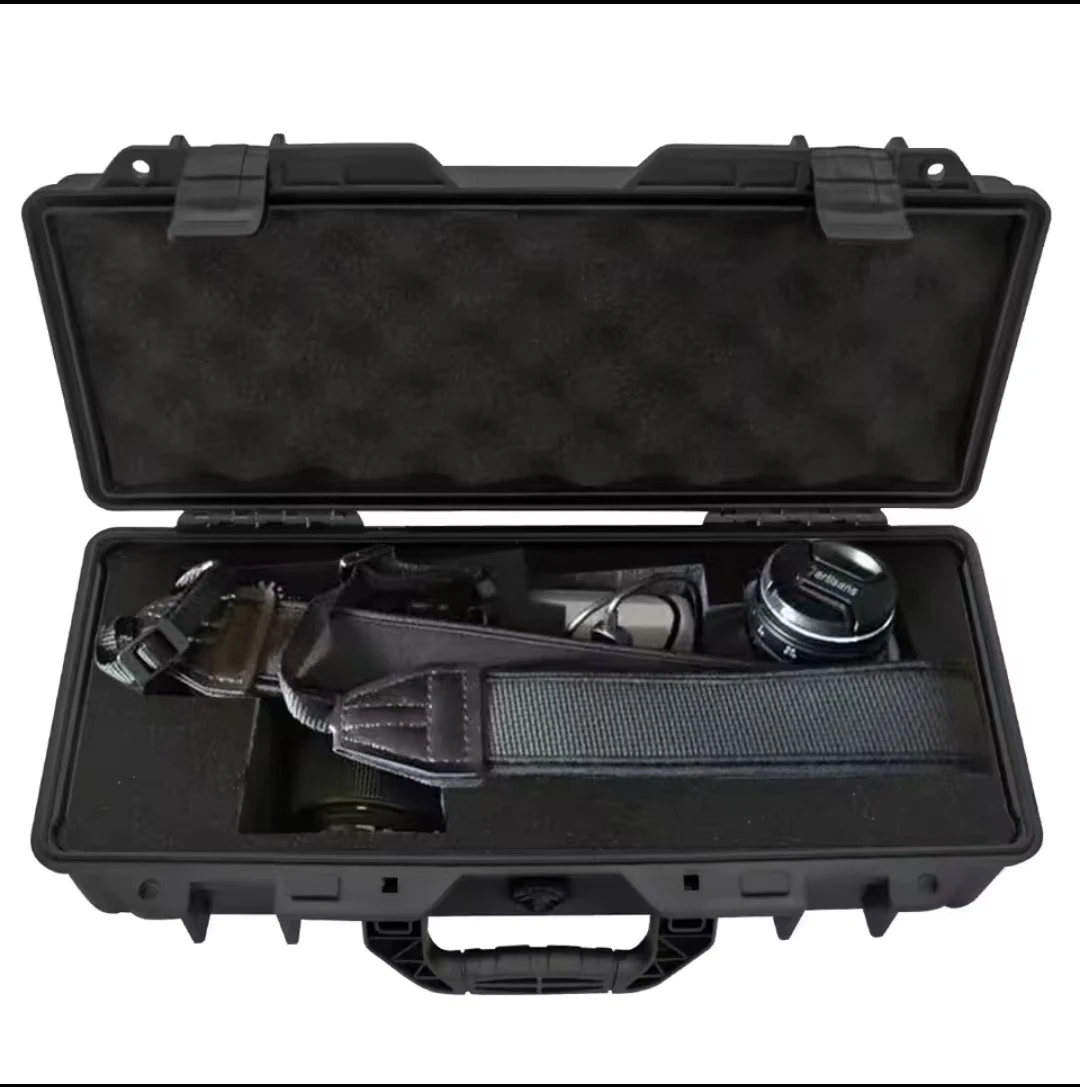 Impact Resistant Waterproof Hard Carry Case Bag Toolbox With Pre-cut Sponge Storage Box Safety Protector Organizer Hardware Box